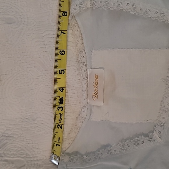 BARBIZON vintage gown baby blue size medium to small floral detail - Picture 11 of 14